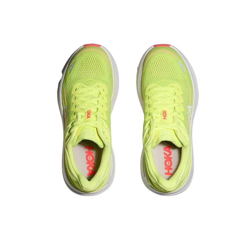 The Hoka Bondi 9 is a premium cushioning running shoe designed for exceptional