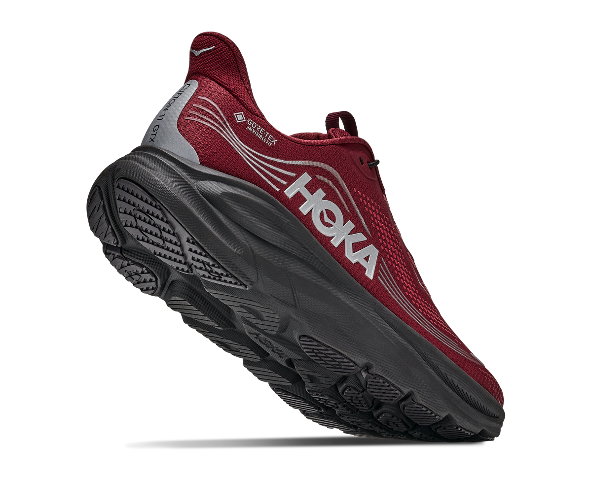 Men's Clifton 11 GTX - Varsity Burgundy / Carbon Black