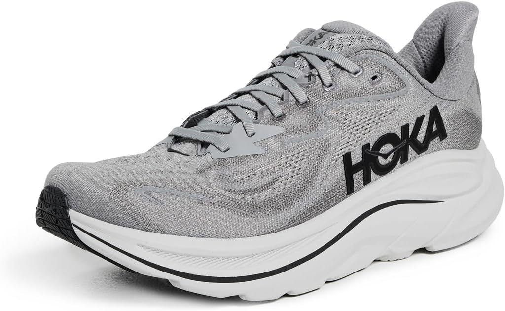 Hoka Clifton 10 Men's Stellar Galactic Grey Running Shoes, Comfort