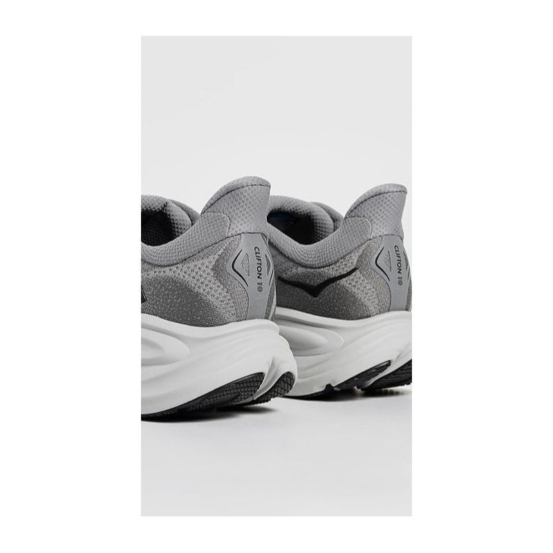 Hoka Clifton 10 Men's Stellar Galactic Grey Running Shoes, Comfort