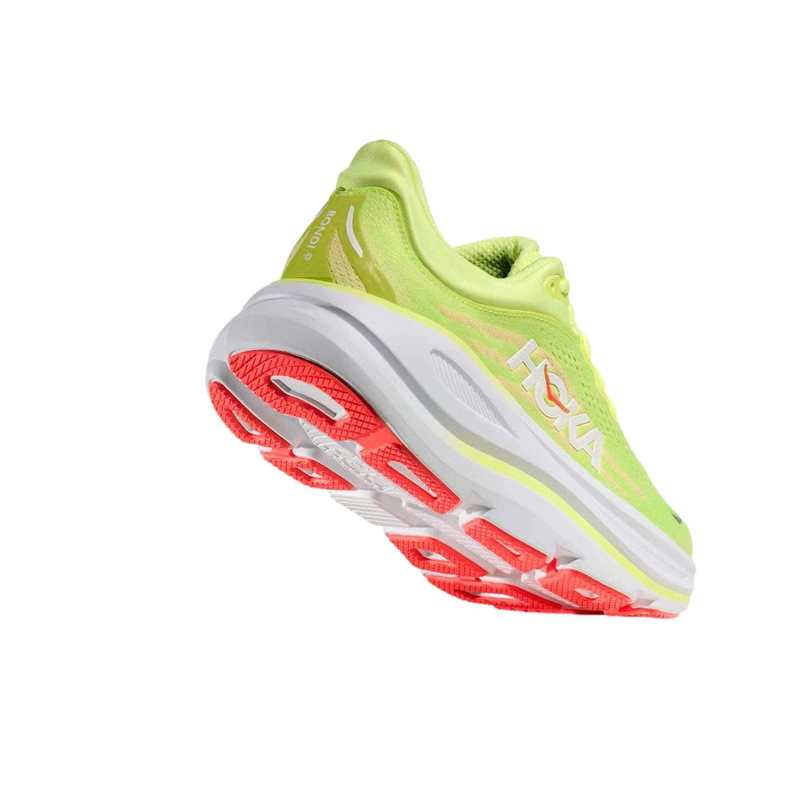 The Hoka Bondi 9 is a premium cushioning running shoe designed for exceptional