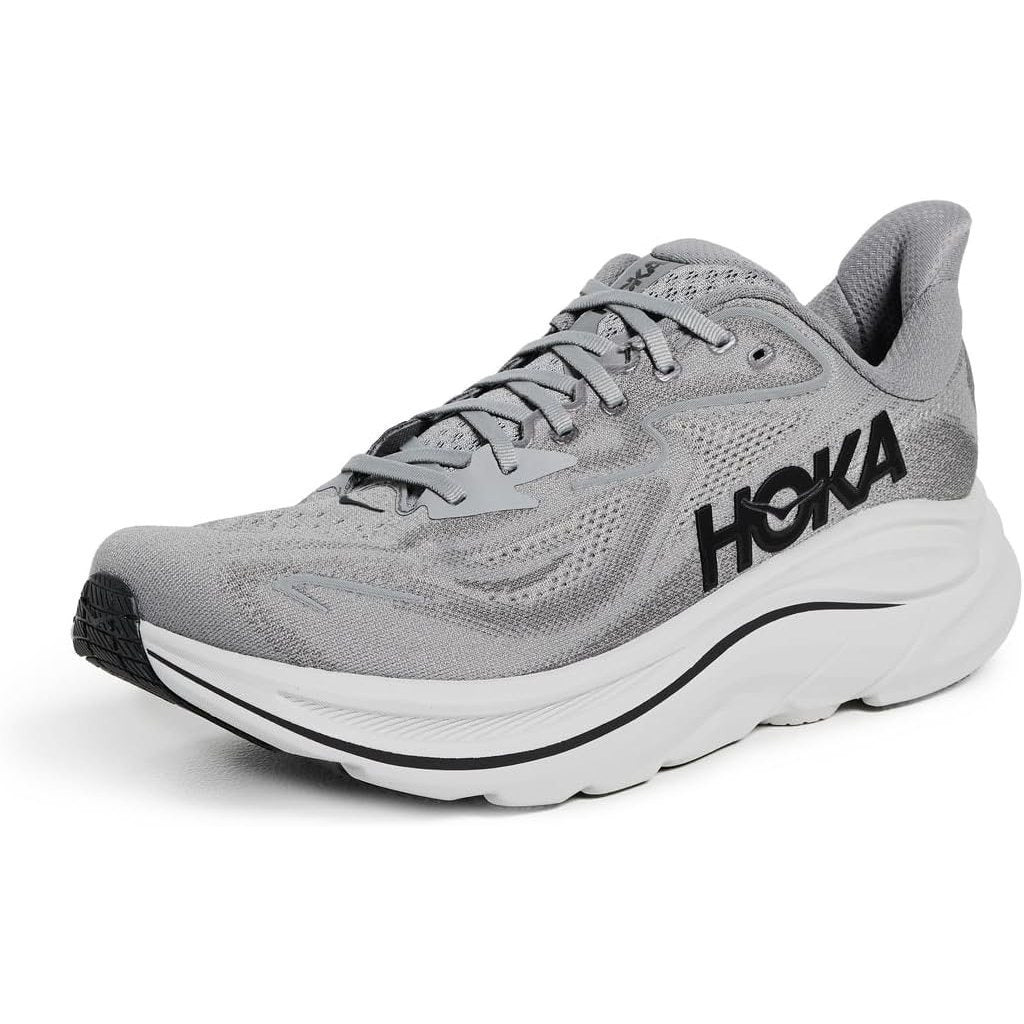 Hoka Clifton 10 Men's Stellar Galactic Grey Running Shoes, Comfort