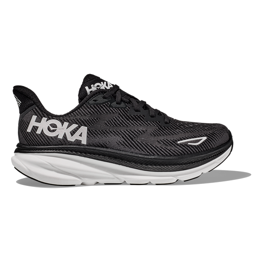 Hoka Clifton 9 - Black - White